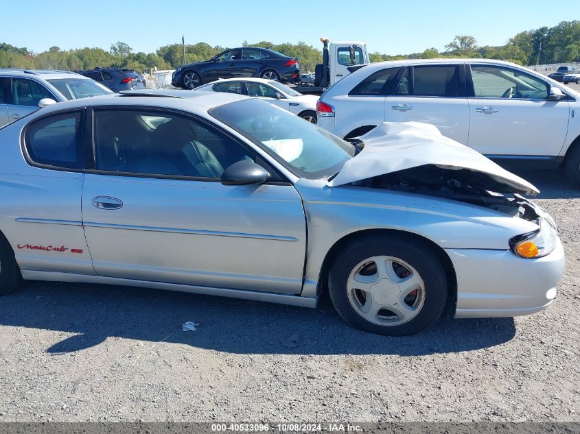 2001 Chevrolet Monte Carlo Ss VIN: 2G1WX15K119198545 Lot: 40533096