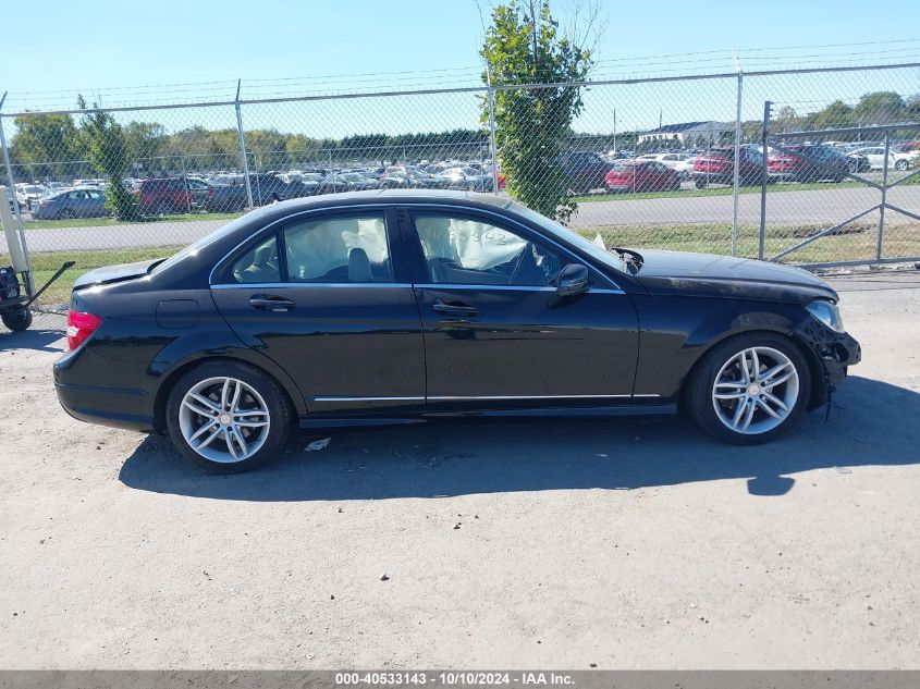 2014 Mercedes-Benz C 250 Luxury/Sport VIN: WDDGF4HB3ER315443 Lot: 40533143