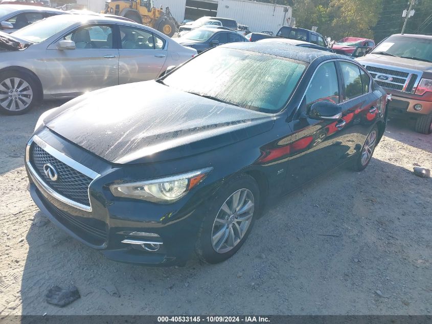 VIN JN1EV7AP3GM303999 2016 Infiniti Q50, 3.0T Premium no.2