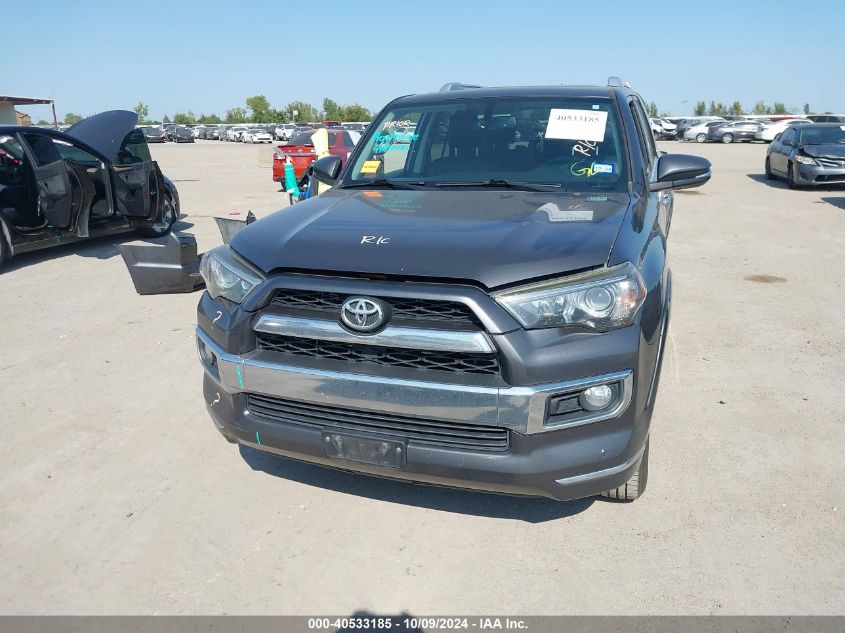 2016 Toyota 4Runner Limited VIN: JTEZU5JR1G5125295 Lot: 40533185