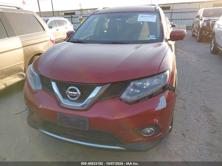 KNMAT2MT4GP715618 2016 Nissan Rogue Sl