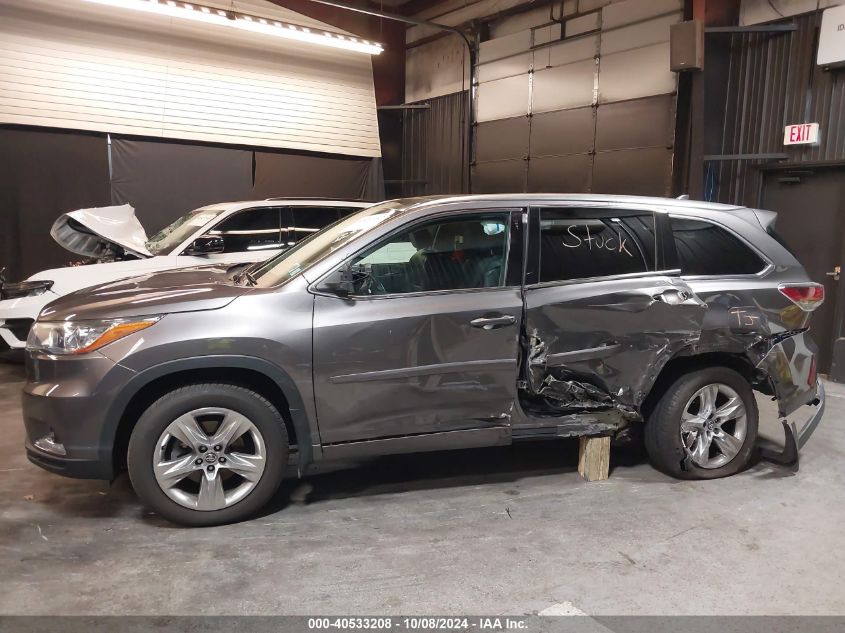 5TDDKRFH6GS260357 2016 Toyota Highlander Limited Platinum V6