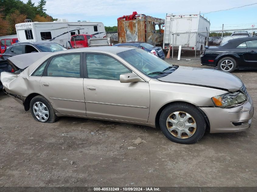 2003 Toyota Avalon Xl/Xls VIN: 4T1BF28B33U313836 Lot: 40533249