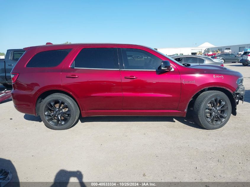 2021 Dodge Durango R/T Rwd VIN: 1C4SDHCT4MC791462 Lot: 40533334