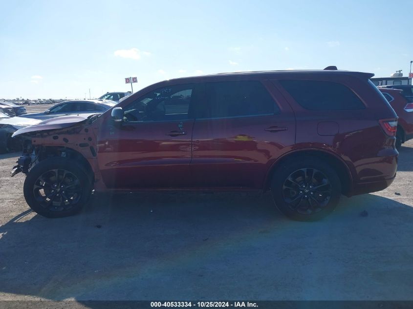 2021 Dodge Durango R/T Rwd VIN: 1C4SDHCT4MC791462 Lot: 40533334