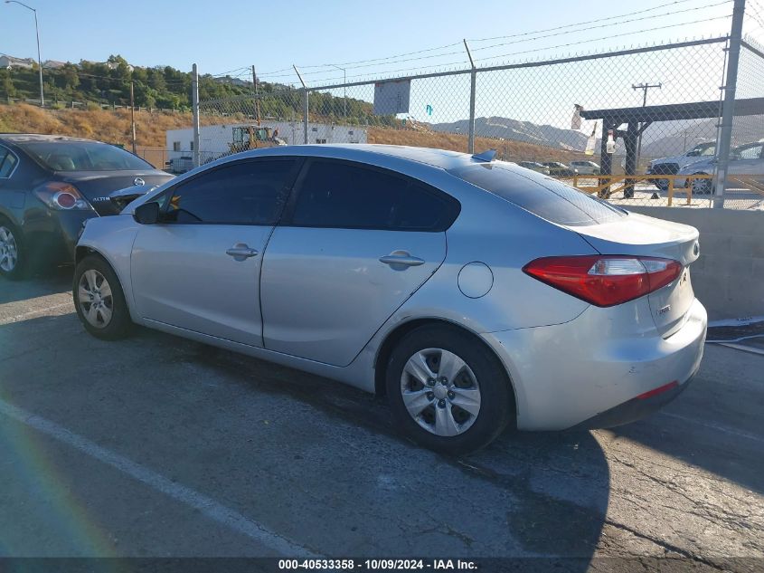 KNAFK4A69G5614358 2016 Kia Forte Lx