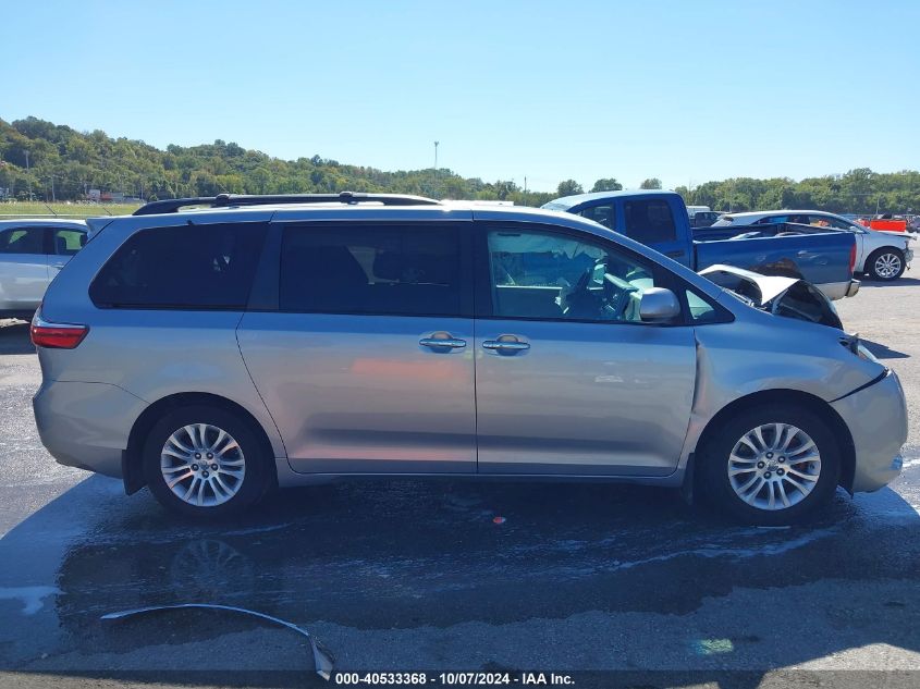 2015 Toyota Sienna Xle 8 Passenger VIN: 5TDYK3DCXFS602476 Lot: 40533368