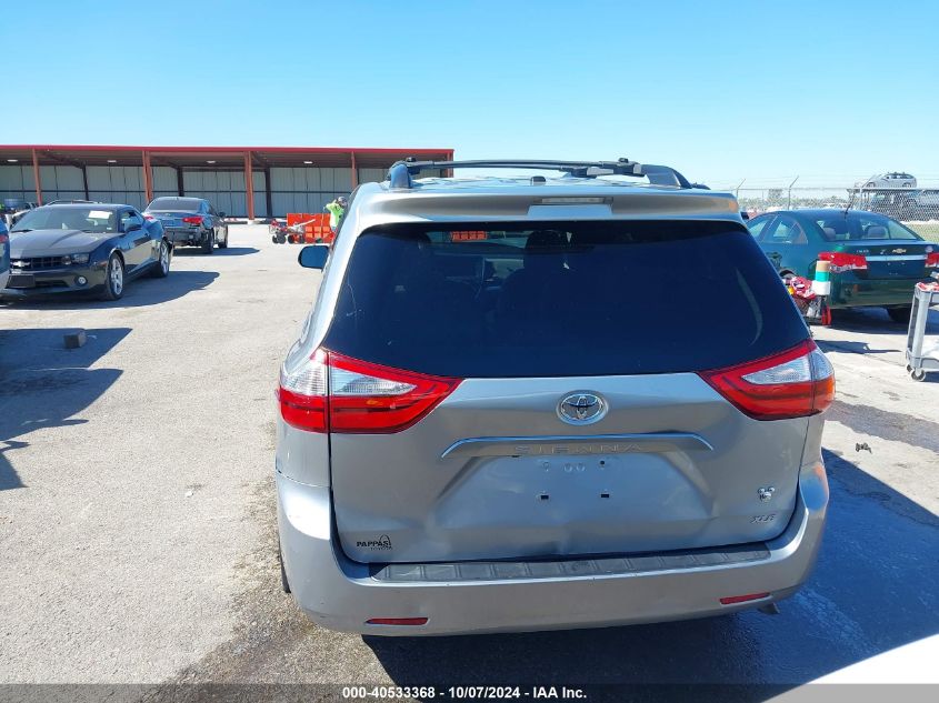 2015 Toyota Sienna Xle 8 Passenger VIN: 5TDYK3DCXFS602476 Lot: 40533368