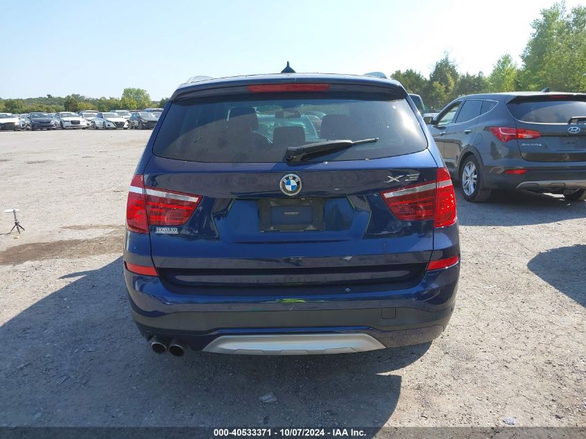 2016 BMW X3 XDRIVE28I - 5UXWX9C50G0D67073