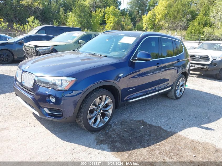 2016 BMW X3 XDRIVE28I - 5UXWX9C50G0D67073