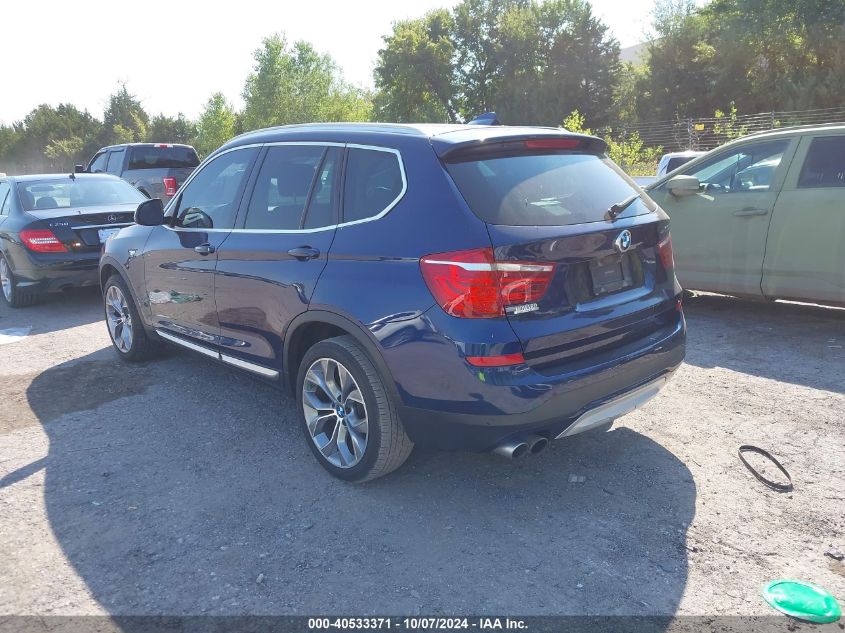 2016 BMW X3 XDRIVE28I - 5UXWX9C50G0D67073