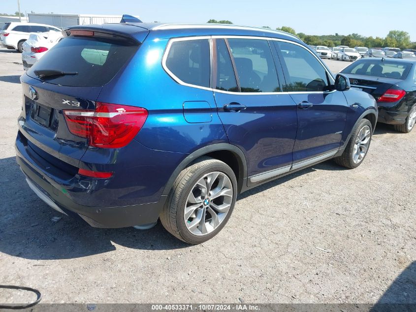 2016 BMW X3 XDRIVE28I - 5UXWX9C50G0D67073