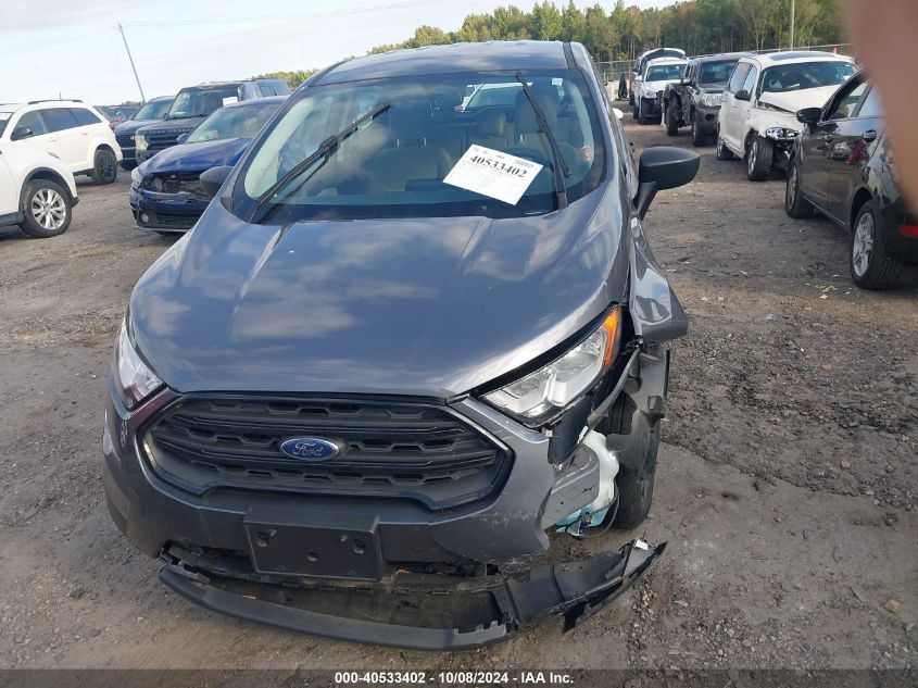 2021 Ford Ecosport S VIN: MAJ3S2FE9MC453307 Lot: 40533402