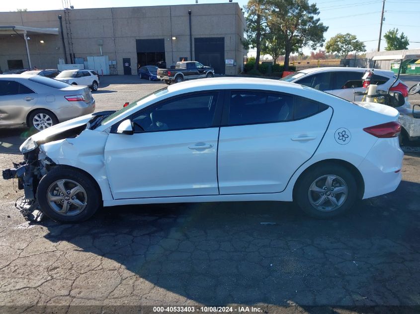 5NPD74AF2JH244549 2018 Hyundai Elantra Se