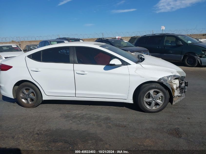 5NPD74AF2JH244549 2018 Hyundai Elantra Se