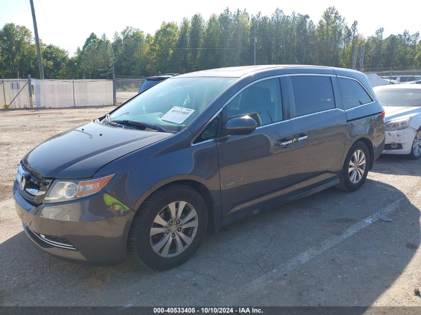 VIN 19XFC2F52GE223934 2015 HONDA ODYSSEY no.2