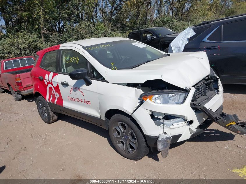 2022 Ford Ecosport S VIN: MAJ6S3FLXNC459958 Lot: 40533411