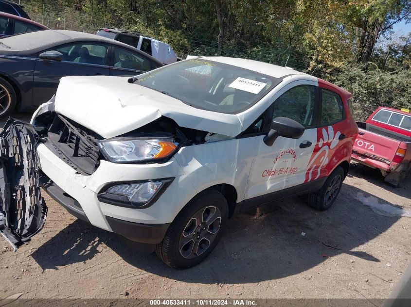 2022 Ford Ecosport S VIN: MAJ6S3FLXNC459958 Lot: 40533411