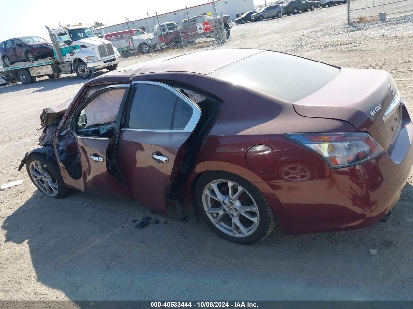 2013 Nissan Maxima 3.5 Sv VIN: 1N4AA5AP4DC825737 Lot: 40533444