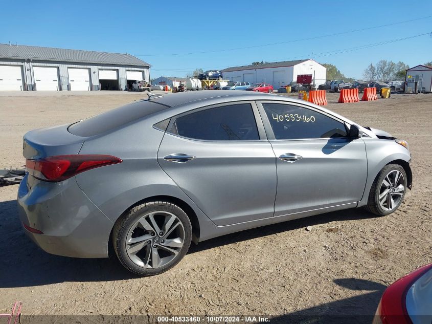 KMHDH4AEXFU390369 2015 Hyundai Elantra Limited