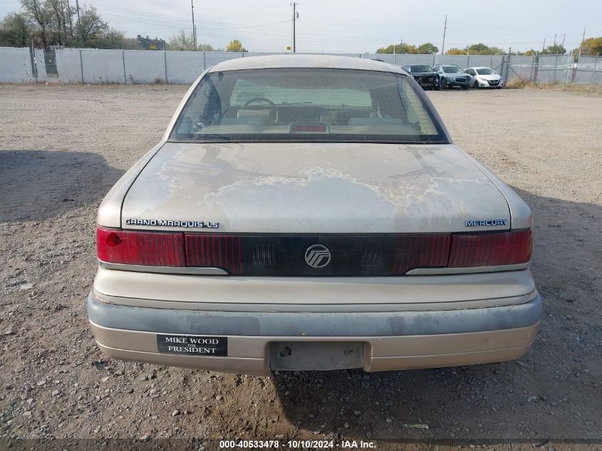 1992 Mercury Grand Marquis Ls VIN: 2MECM75W7NX749165 Lot: 40533478