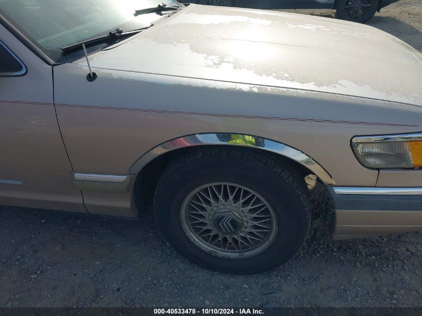 1992 Mercury Grand Marquis Ls VIN: 2MECM75W7NX749165 Lot: 40533478