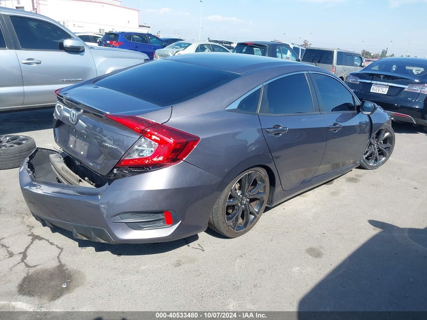 VIN 19XFC2F81LE214498 2020 HONDA CIVIC SPORT