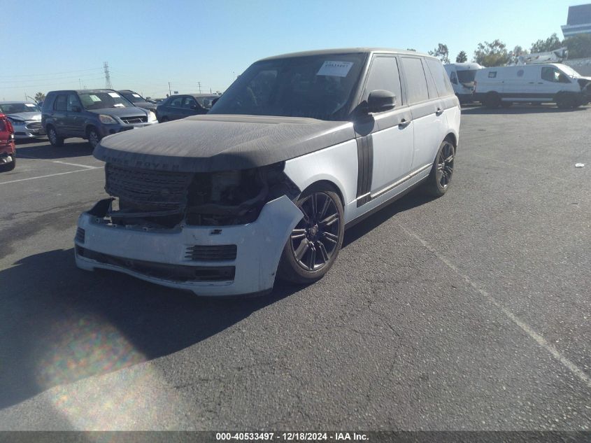 Vin: salgs2fk8ha326995, lot: 41022256, land rover range rover 3.0l v6 turbocharged diesel hse td6 20172