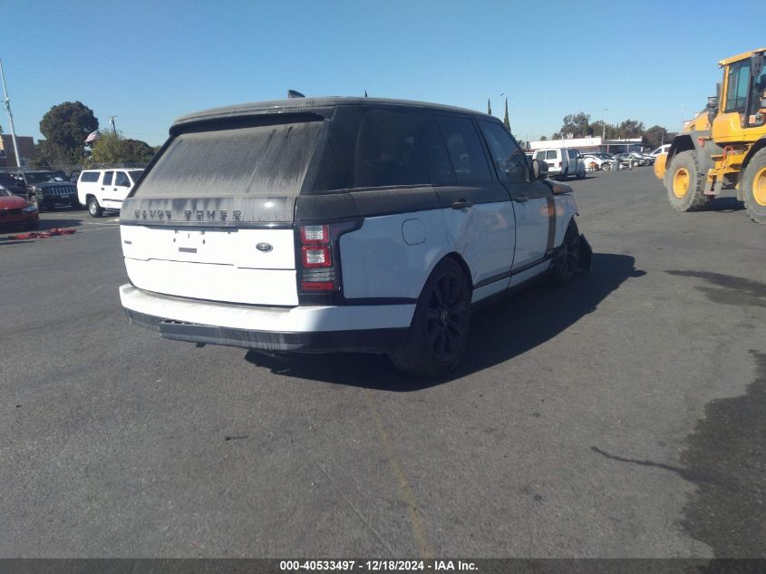 Vin: salgs2fk8ha326995, lot: 41022256, land rover range rover 3.0l v6 turbocharged diesel hse td6 20174