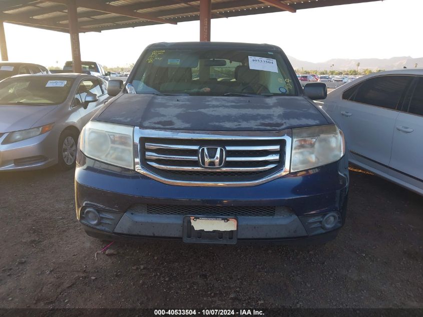 2014 Honda Pilot Lx VIN: 5FNYF3H20EB011355 Lot: 40533504