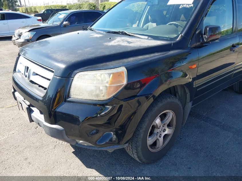 2008 Honda Pilot Se VIN: 5FNYF28378B003910 Lot: 40533507