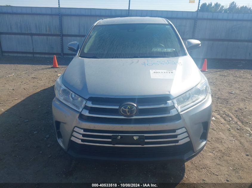 5TDBZRFH2KS937691 2019 Toyota Highlander Le