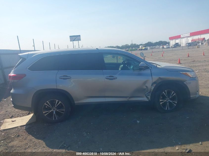 2019 TOYOTA HIGHLANDER LE - 5TDBZRFH2KS937691