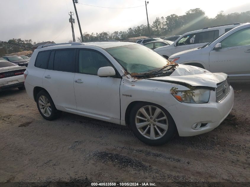 2009 Toyota Highlander Hybrid Limited VIN: JTEEW44A192037554 Lot: 40533558