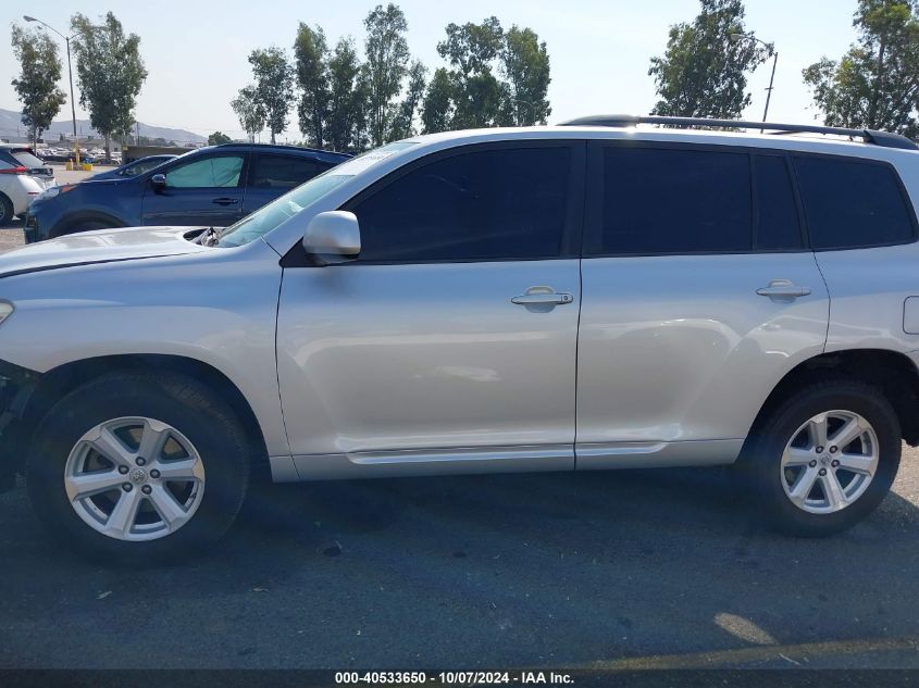 5TDZK3EH2AS021237 2010 Toyota Highlander Base V6