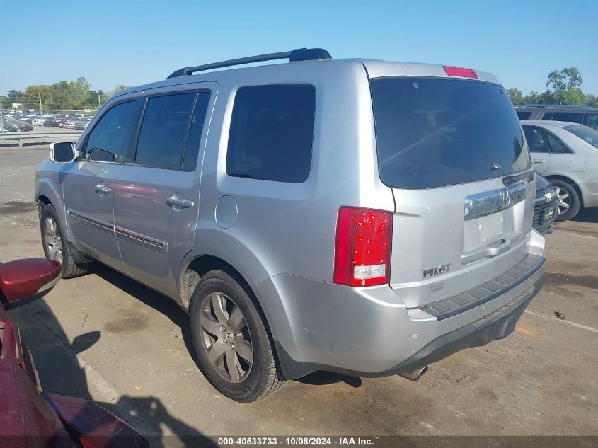 2012 Honda Pilot Touring VIN: 5FNYF3H91CB012654 Lot: 40533733