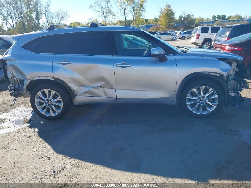 2022 Toyota Highlander Limited VIN: 5TDDZRBH2NS218590 Lot: 40533808