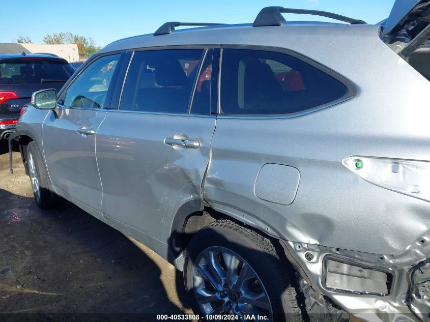 2022 Toyota Highlander Limited VIN: 5TDDZRBH2NS218590 Lot: 40533808