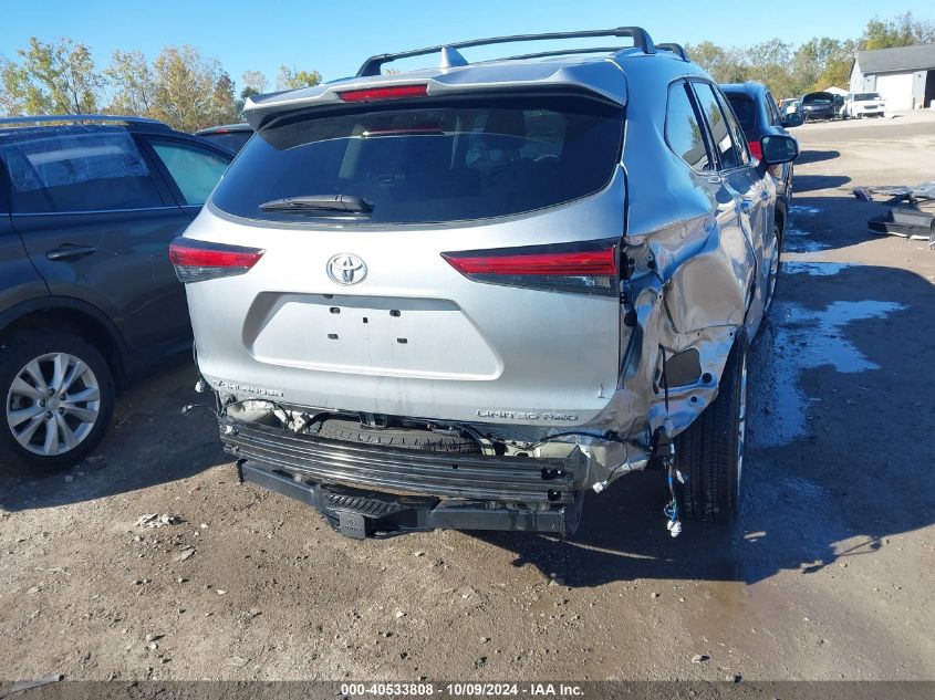 2022 Toyota Highlander Limited VIN: 5TDDZRBH2NS218590 Lot: 40533808