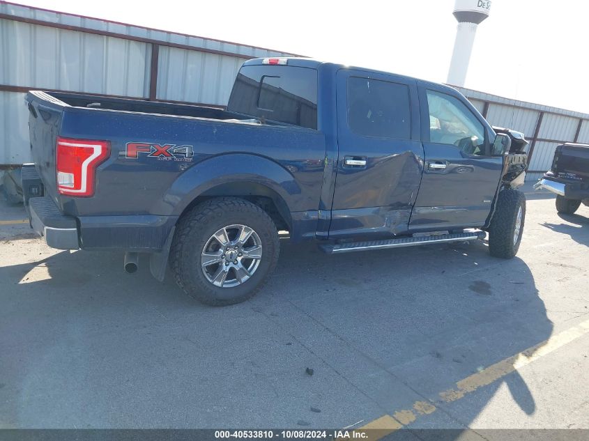 2016 Ford F150 Supercrew VIN: 1FTEW1EP1GKF48443 Lot: 40533810