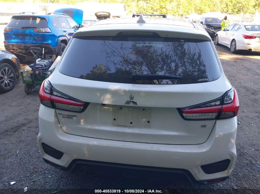 2020 Mitsubishi Outlander Sport 2.0 Se VIN: JA4AR3AUXLU019322 Lot: 40533819