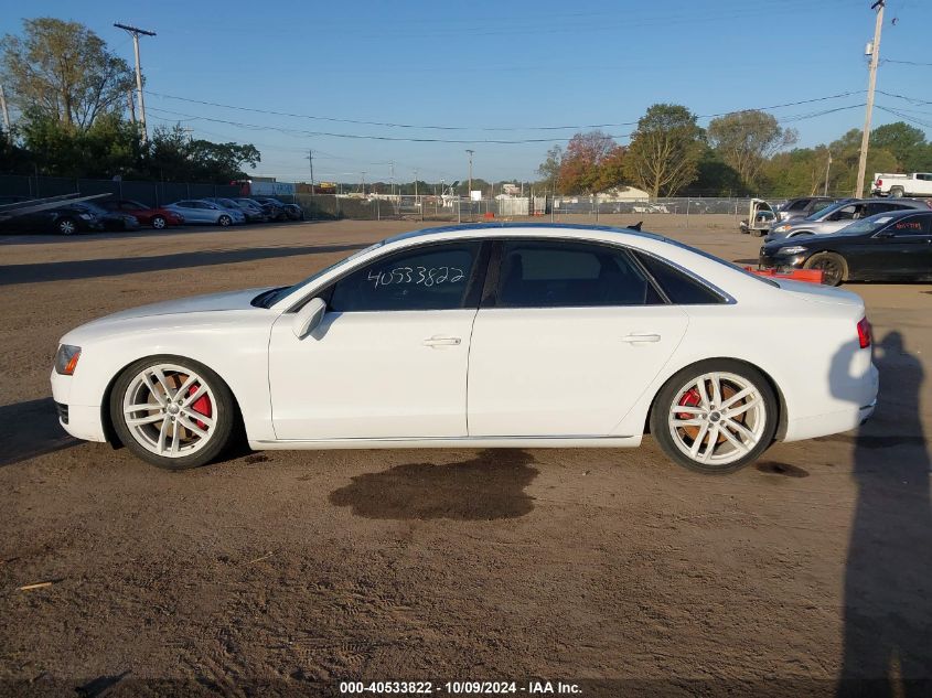 2013 Audi A8 L 4.0T VIN: WAUR2AFD2DN012514 Lot: 40533822