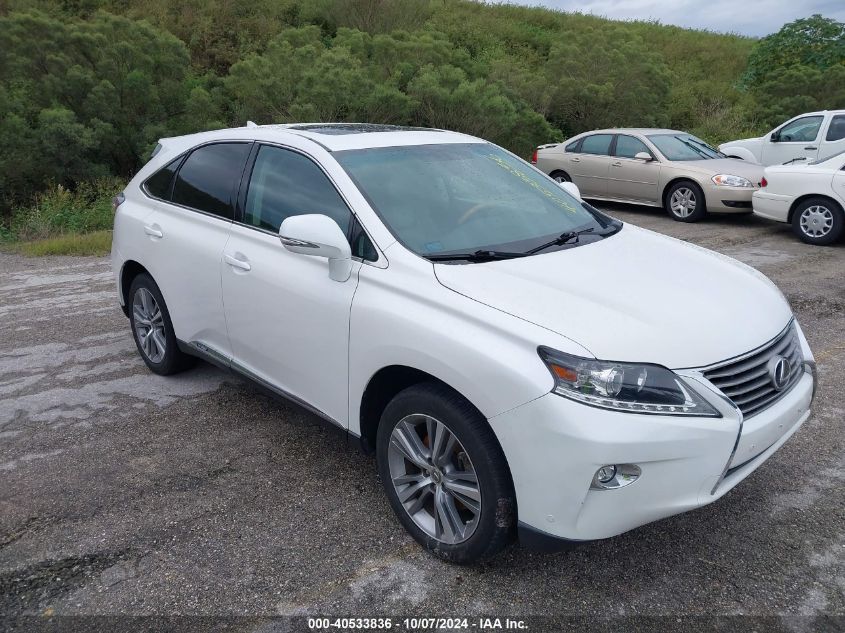 VIN 2T2ZB1BAXFC003723 2015 Lexus RX, 450H no.1