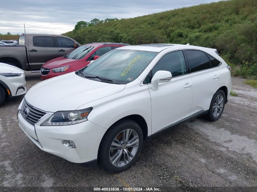 VIN 2T2ZB1BAXFC003723 2015 Lexus RX, 450H no.2