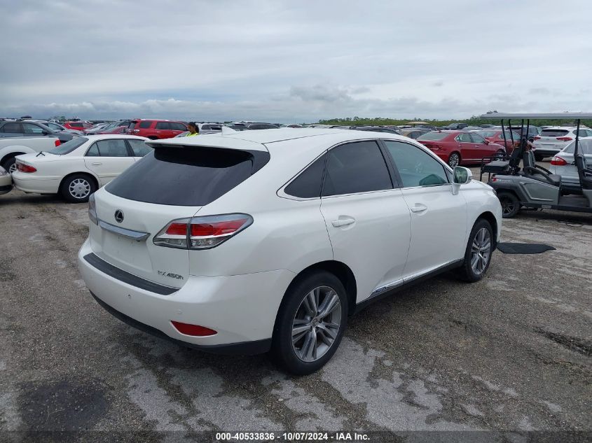 VIN 2T2ZB1BAXFC003723 2015 Lexus RX, 450H no.4