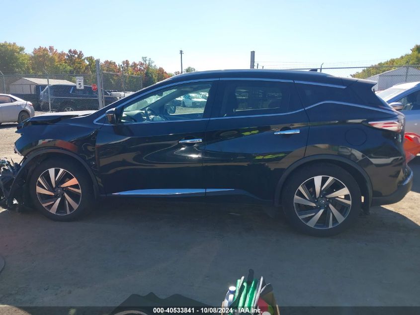 5N1AZ2MH7JN186819 2018 Nissan Murano S/Sl/Sv/Platinum