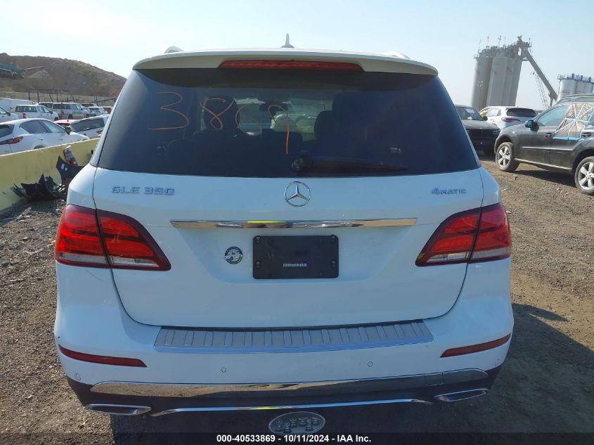 2018 Mercedes-Benz Gle 350 4Matic VIN: 4JGDA5HB7JB174280 Lot: 40533869