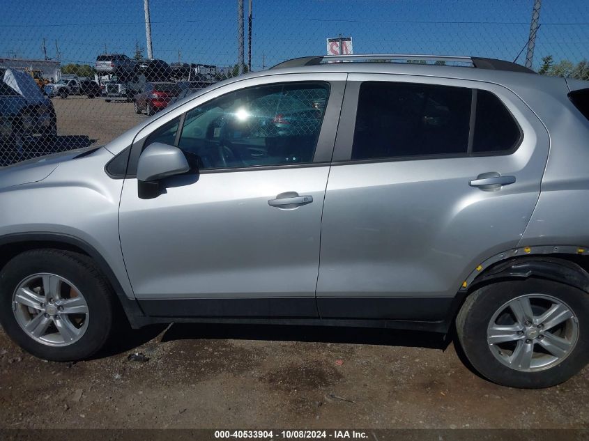 2021 Chevrolet Trax Fwd Lt VIN: KL7CJLSB4MB304983 Lot: 40533904