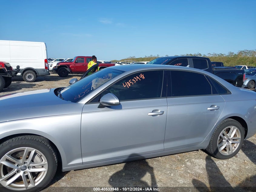 VIN WAUANAF47HN014737 2017 AUDI A4 2.0T PREMIUM