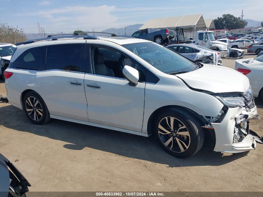 2018 Honda Odyssey Elite VIN: 5FNRL6H96JB051154 Lot: 40533982